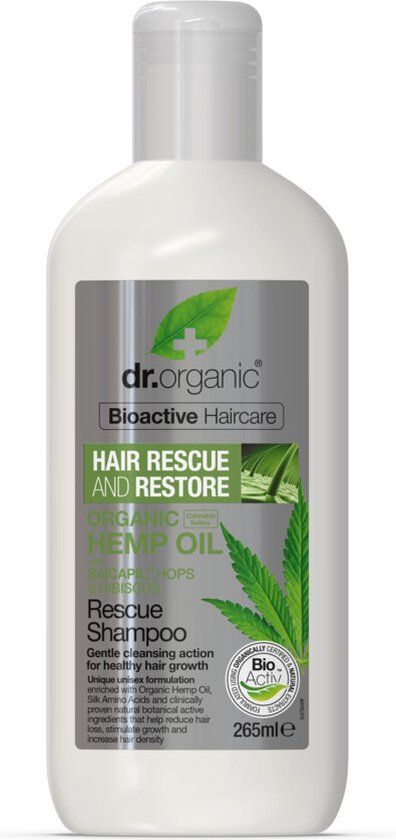 Dr. Organic Hennepolie Shampoo 265 ml