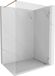Mexen Lunar paroi de douche Walk-in droite 160 x 200 , transparent 8 mm, cuivre brossé - 830-160-000-65-00-P
