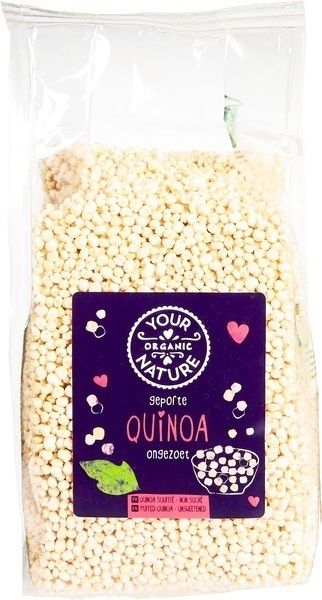 Biologische gepofte quinoa ongezoet 75gr