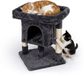 Relaxdays Krabpaal - Antraciet/Beige - 52,5x60x41 cm