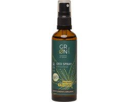 GRN Gentlemen's Organic Deodorant Hennep & Hop 75 ml - Spray