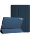 ProCase Housse ultra-fine et légère avec dos translucide pour iPad Air 3e 10,5 pouces 2019/iPad Pro 10,5 pouces 2017 - Bleu