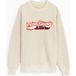 Autry x Maison Kitsune Sweatshirt Beige et Gris