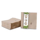GREENBOX Milieuvriendelijke biologische servetten van gerecycled papier, 33 x 33 cm, 100 stuks