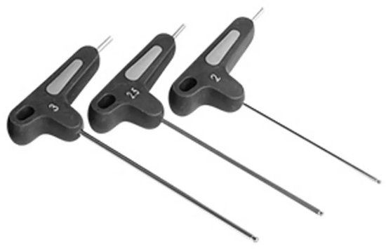 PRO Y-sleutelsleutelset Zwart 2/2.5/3 mm