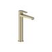 MAY Icecat Wastafelmengkraan MAY Forma Opbouw Model L Geborsteld Mat Goud PVD