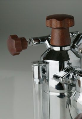 La Pavoni Europiccola Lusso EL Espresso Machine - Black & Stainless Steel