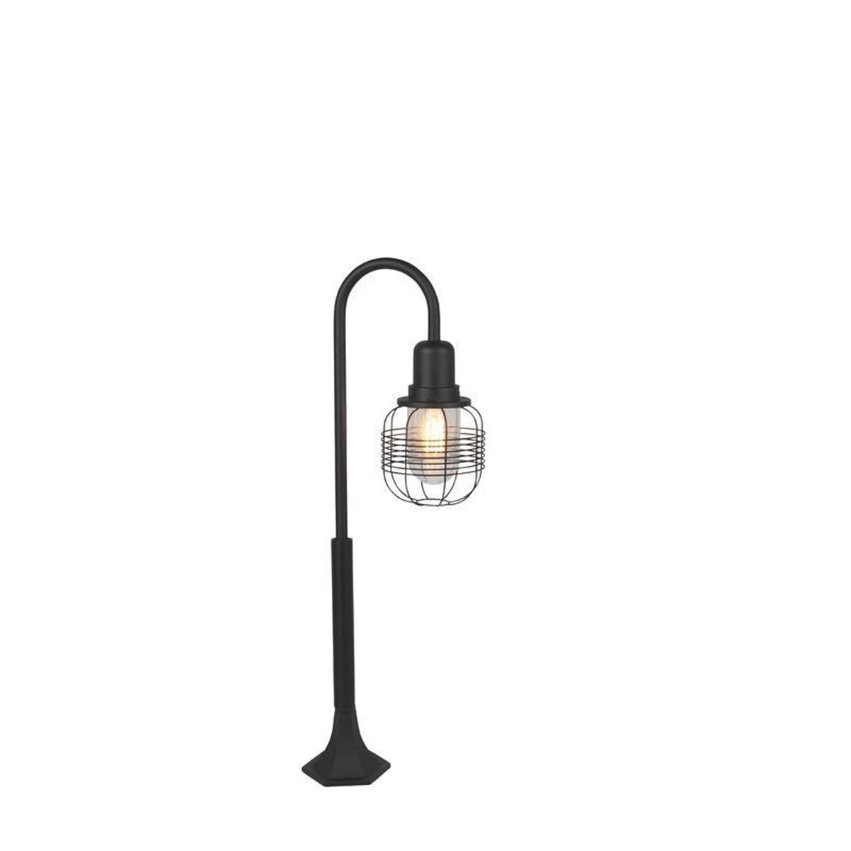 QAZQA guardado - Landelijke Staande Buitenlamp | Staande Lamp voor buiten - 1 lichts - H 1265 mm - Zwart - Buitenverlichting