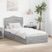 vidaXL Opbergbed Sonoma grijs 100 x 200 cm
