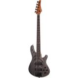 Schecter C-5 Standard Charcoal Satin 5-snarige elektrische basgitaar