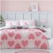 GC Gaveno Cavailia Hartjes Dekbedovertrek Eenpersoons Roze Katoen/Polyester 140 x 200 cm