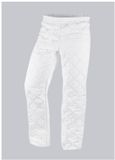 BP HACCP-quiltbroek voor dames en heren, katoen, wit, maat XS