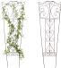 Relaxdays klimrek - bruin - 38x115 cm - 2 stuks