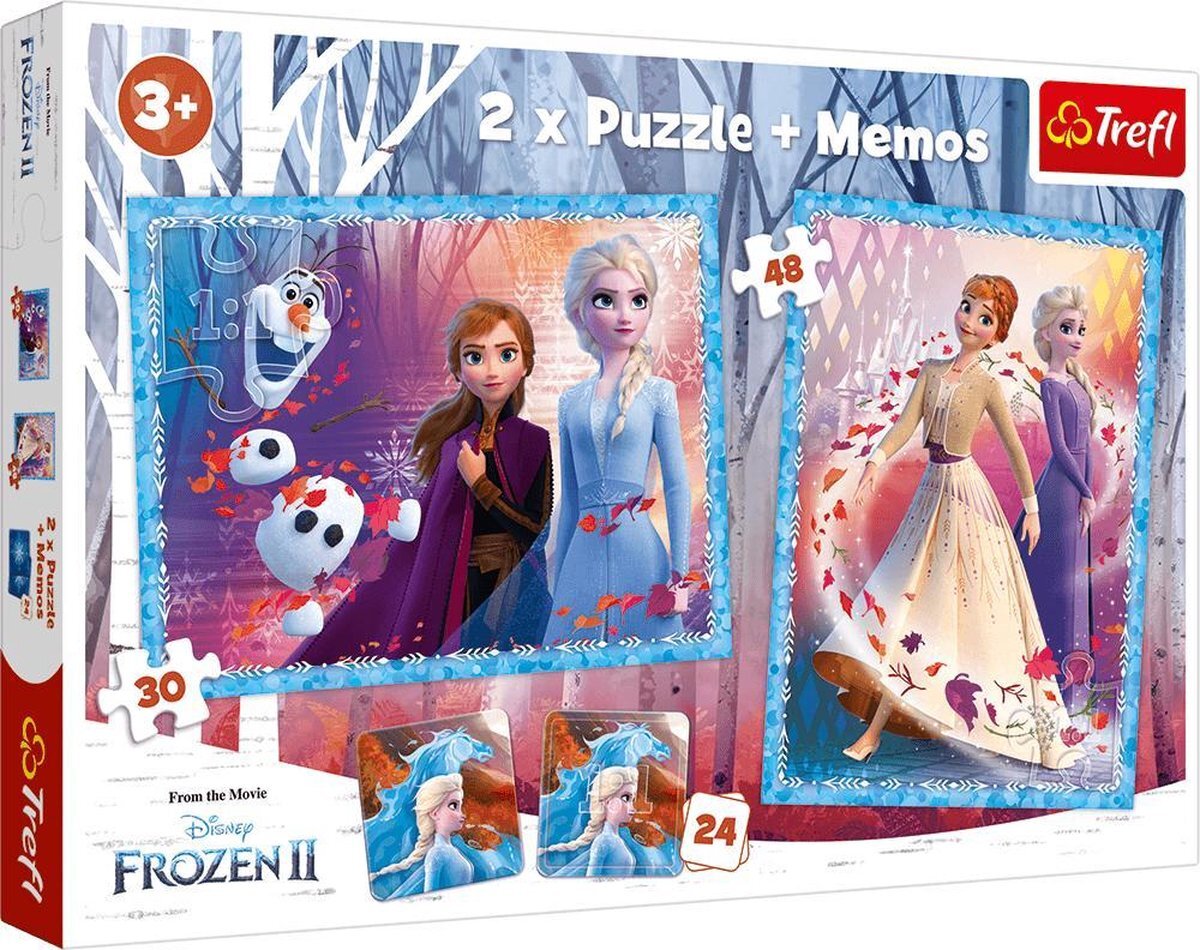 Trefl Trefl 2in1 puzzel en memo - Disney Frozen 2