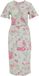 WE Fashion Robe mi-longue imprimée pour femme - Vert menthe - XS