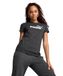 PUMA T-shirt dames Ess Logo Tee, Donkergrijs - Dark Grey Heather, M