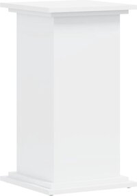 vidaXL Plantenstandaard - 33x33x60 cm - Bewerkt Hout - Wit