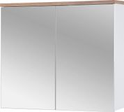 DMK Deutsches Milchkontor Badkamermeubel met spiegel, 80 cm, wit, modern, met 2 deuren