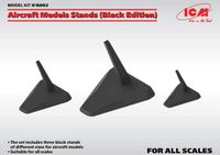 ICM A002 Aircraft Model Stands - Black Edition