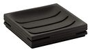Gedy - PORTE SAVON PLASTIC NOIR QUADROTTO