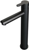 Brauer Black Edition Verhoogde Opbouw Wastafelmengkraan Model D Mat Zwart
