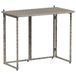 VidaXL Tuintafel inklapbaar 90x51x75 cm poly rattan grijs