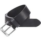 Levis Free Belt Zwart Leer 110 cm Mannen