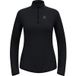 Odlo Zeroweight Warm Mid Layer 1/2 Zip Hardloopshirt Dames - zwart, Maat L