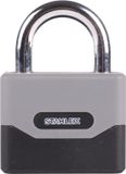 Stahlex Hangslot - chroom grijs - zinklegering - 95 mm - 4-cijferig cijferslot