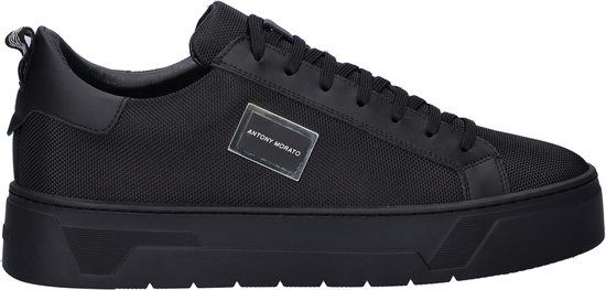 Antony Morato Metal Bold Sneakers Zwart Leer Heren