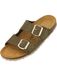 Palado Palado Korfu Suede Premium Leather Muiltjes kaki