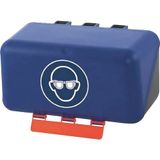 Gebra Opbergdoos SECU Mini Standaard, voor beugelbrillen, blauw