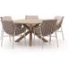Manifesto Furniture Manifesto Novara/ROUGH-Y ø150cm dining tuinset 6-delig