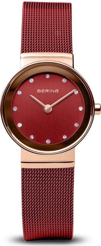 Bering 10126-363 Women's Watch - Pink/Red - Steel - Sapphire Crystal