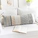 BlissBlush Grijze Boho Lumbale Sierkussenhoes 14x36