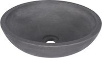 Differnz Hura L waskom - Ø 28 cm - beton - donkergrijs