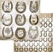 STAMPERIA INTERNATIONAL, KFT SBB801 Dubbelgelaatssmeerpapier Romantic Horses hoefijzer, meerkleurig, 30,5 x 30,5 cm, 10 stuks