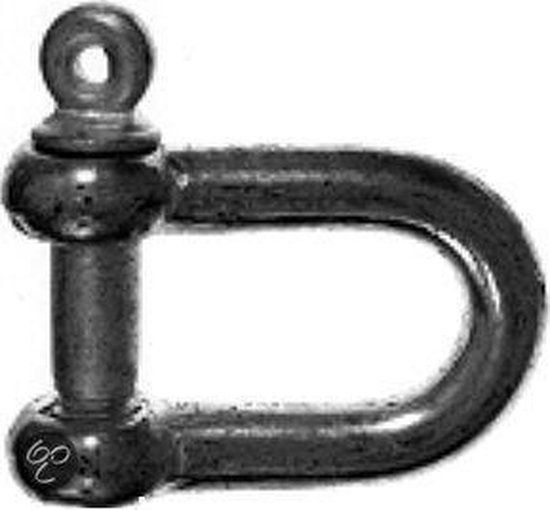 DX D-sluiting RVS 8mm