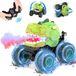 Dinosaurus RC auto - 2,4 GHz afstandsbediening - LED-verlichting en misteffect - 360° stunts - Off-road wielen - Voor binnen en buiten