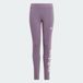 Adidas Sportswear Essentials Linear Logo Katoenen Legging Kinderen Paars