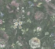 A.S. Création Bloemen Behang Landhuisstijl Meerkleurig Groen Vliesbehang 1005 x 53 cm