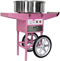 Royal Catering Suikerspinmachine met onderstel - 52 cm