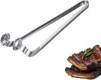 Westmark Grill Tang Twistmaster, 1 pc – Worsttang met draaibare grijper – Robuuste roestvrijstalen vleestang voor Grill, Barbecue & Keuken, 35,3 cm