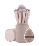Luvia Cosmetics Nude Aura Set de pinceaux de maquillage 11 pièces