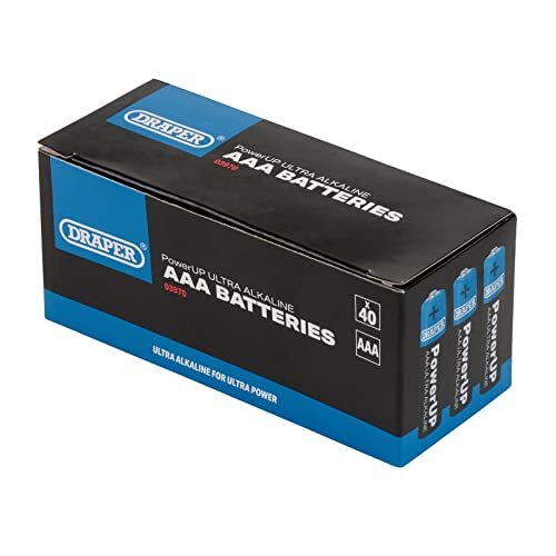 Draper Draper PowerUP Ultra Alkaline AAA batterijen (40 stuks) 03970