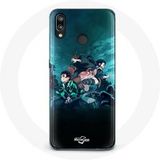 Maniacase Hoesje voor Huawei P20 Lite Demon Slayer Manga Tanjiro en Nezuko