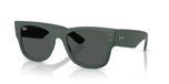 Ray-ban Rb 4840s Lunettes de soleil unisexe vert carrées gris 50mm