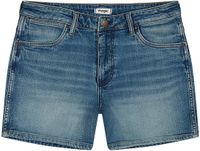 Wrangler Damesshort Boyfriend Shoreline Blauw W27