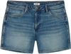 Wrangler Damesshort Boyfriend Shoreline Blauw W27