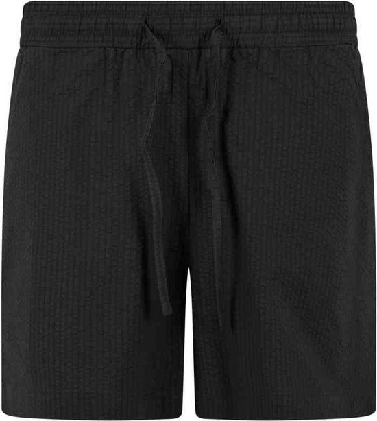 Urban Classics Seersucker Korte Broek - Zwart - Dames - Maat S
